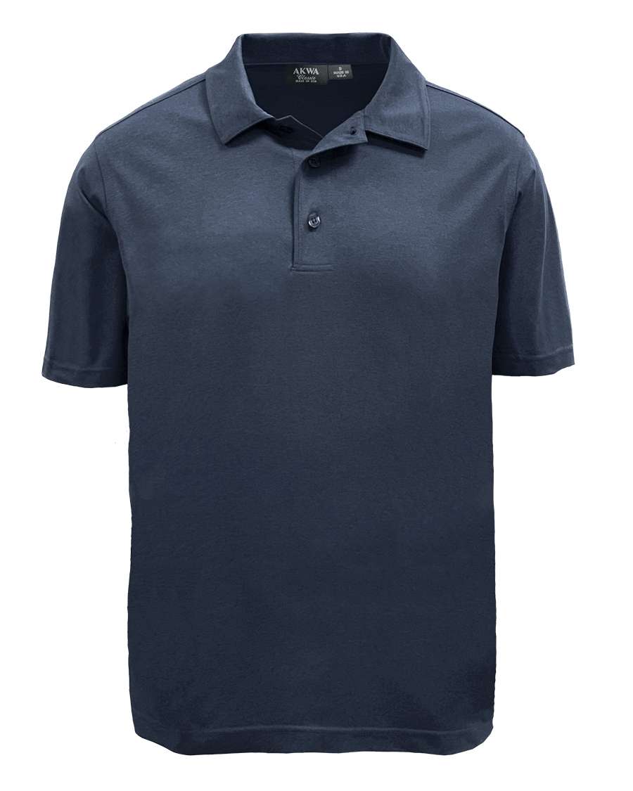 AKWA Men's Double Sueded Jersey Polo