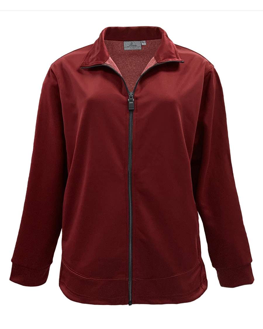 AKWA Ladies' Bonded Interlock Full Zip Jacket