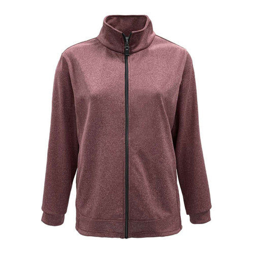 AKWA Ladies' Bonded Interlock Full Zip Jacket