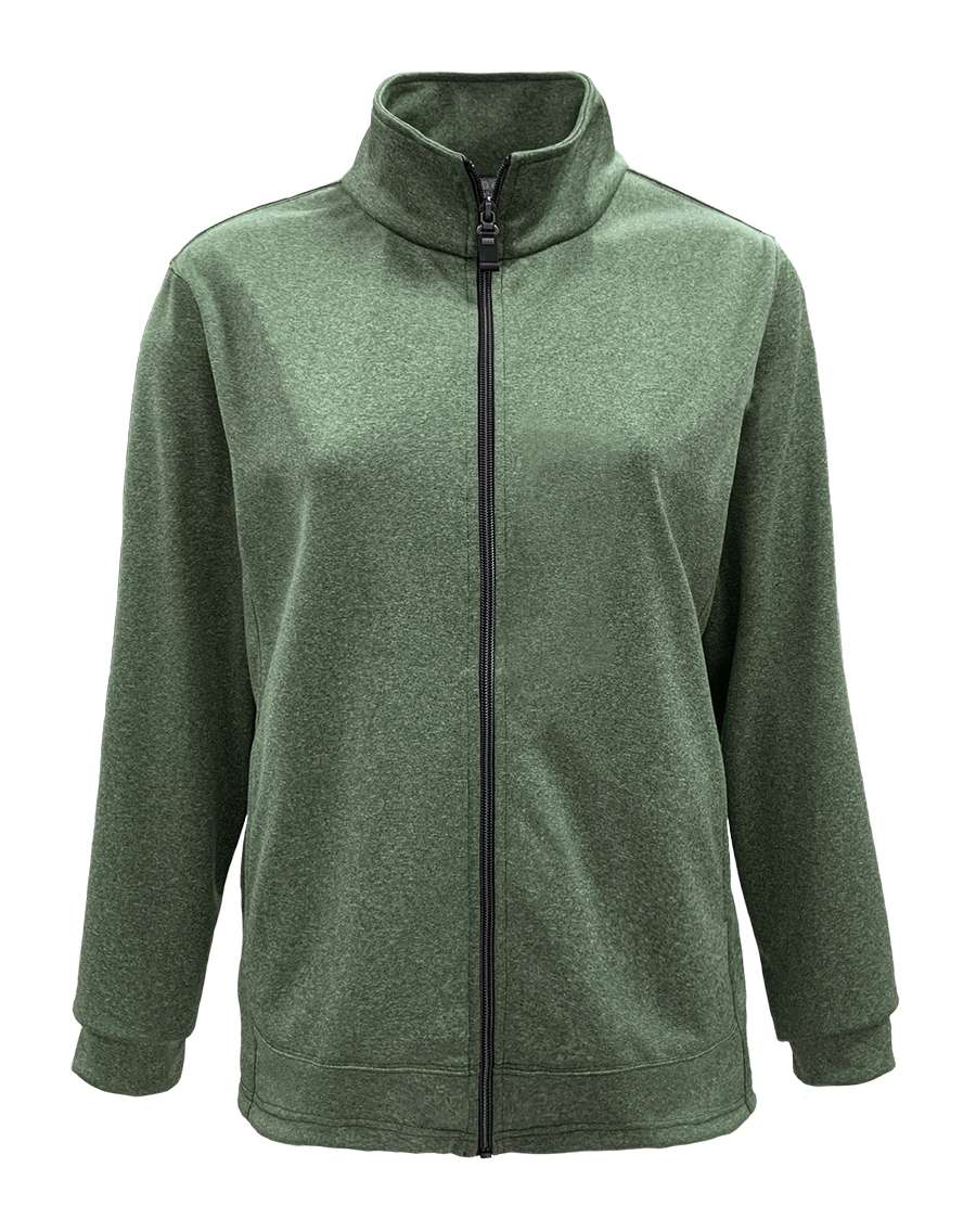 AKWA Ladies' Bonded Interlock Full Zip Jacket
