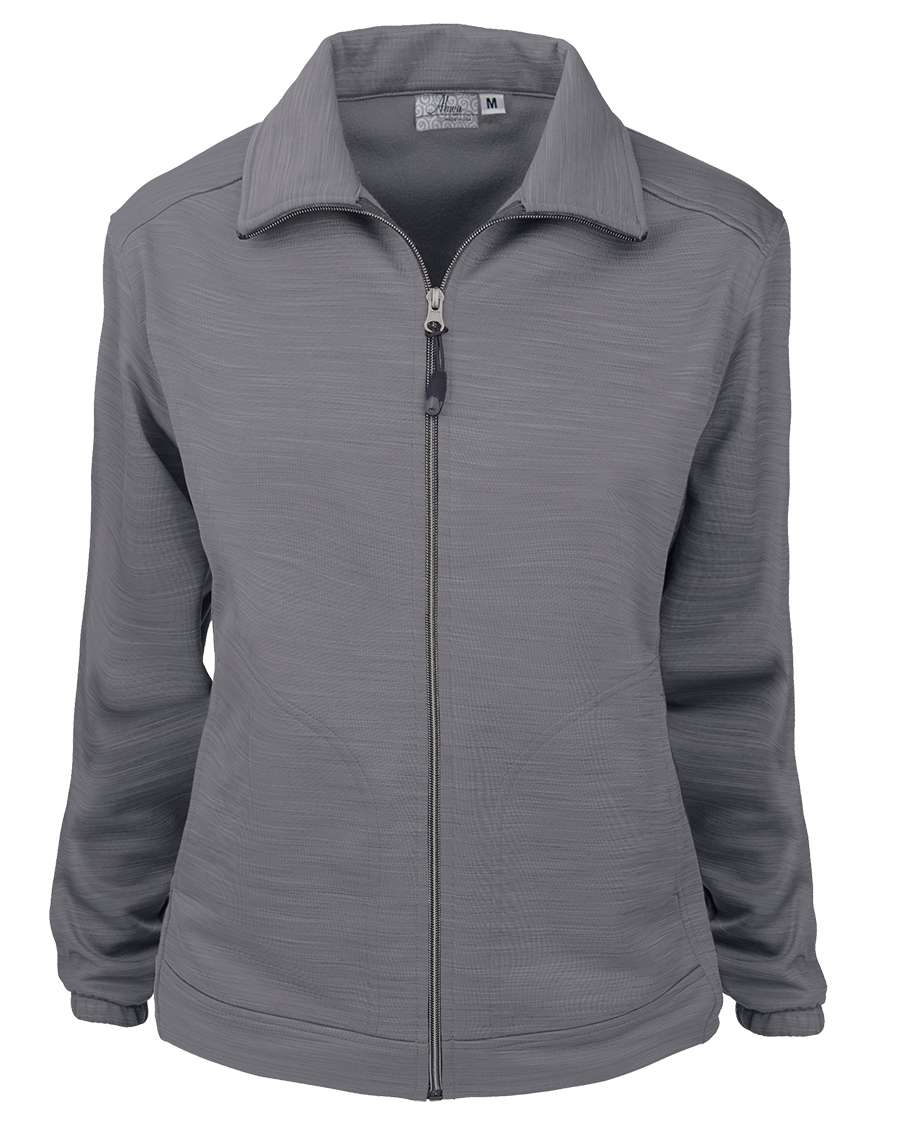 AKWA Ladies' Tiger Stripe Soft Shell Fleece Full Zip Jacket
