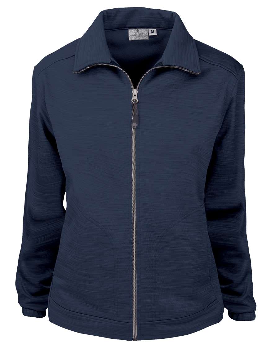 AKWA Ladies' Tiger Stripe Soft Shell Fleece Full Zip Jacket