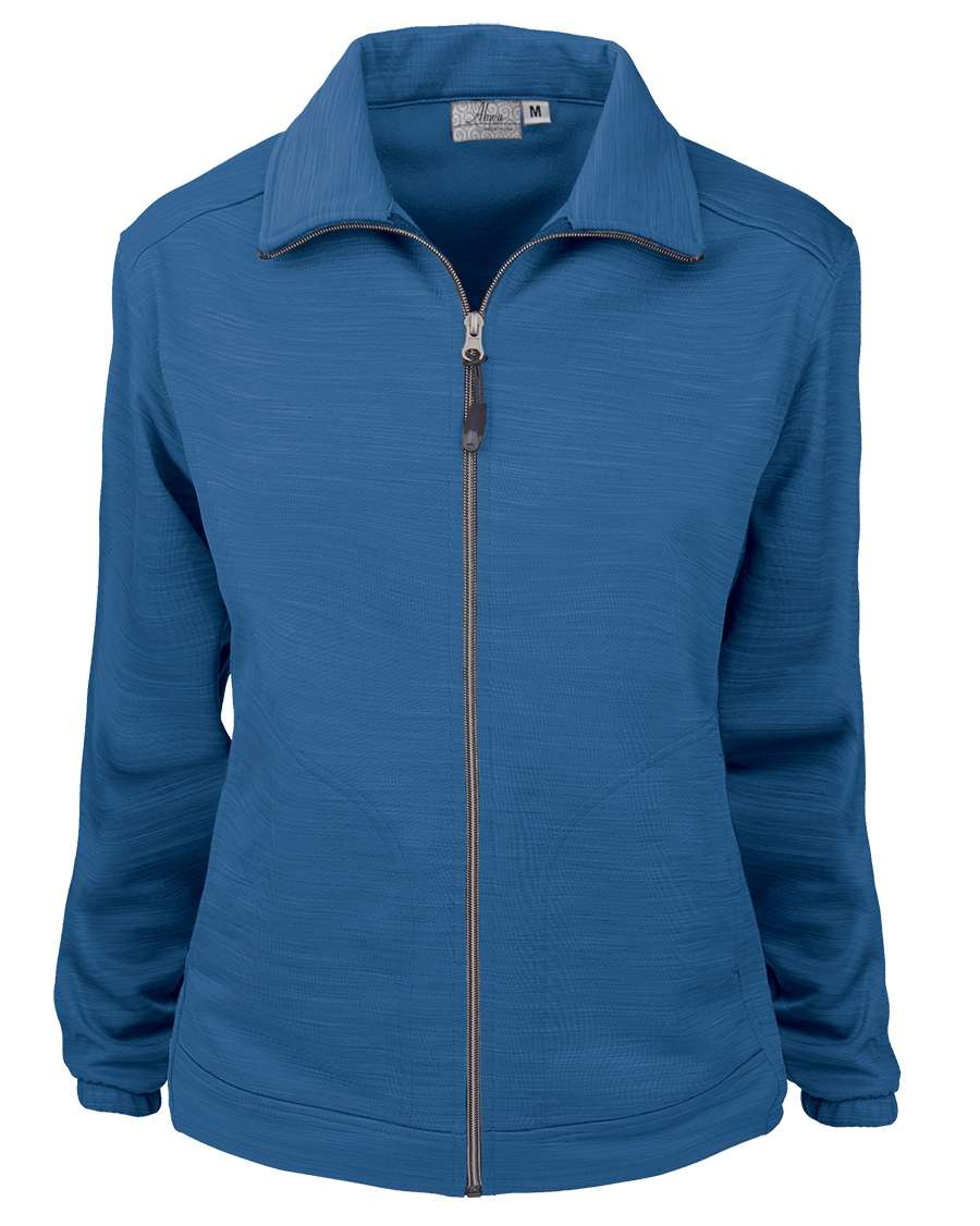 AKWA Ladies' Tiger Stripe Soft Shell Fleece Full Zip Jacket
