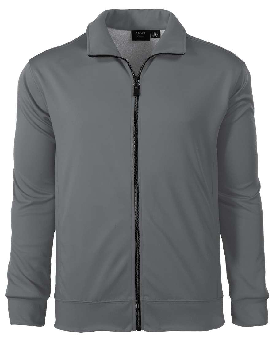 AKWA Men's Bonded Interlock Full Zip Jacket