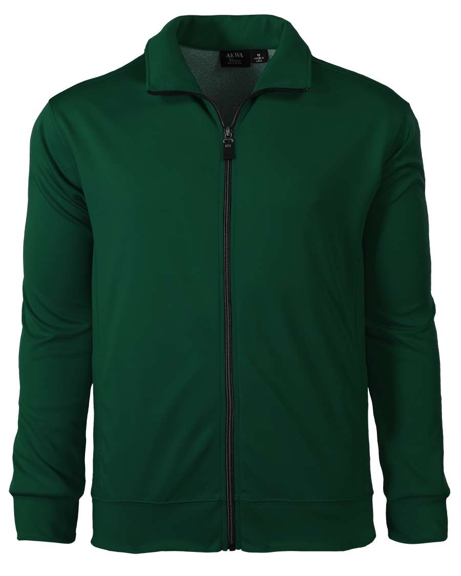 AKWA Men's Bonded Interlock Full Zip Jacket