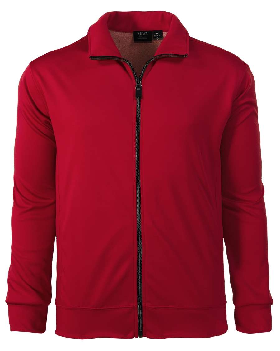 AKWA Men's Bonded Interlock Full Zip Jacket