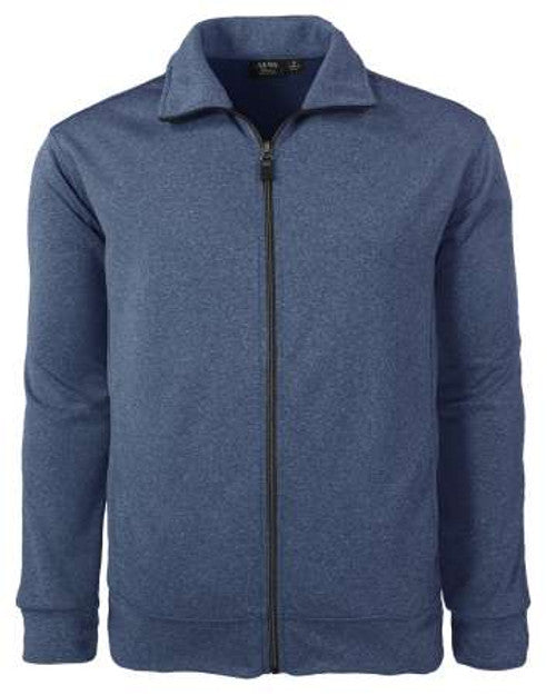 AKWA Men's Bonded Interlock Full Zip Jacket