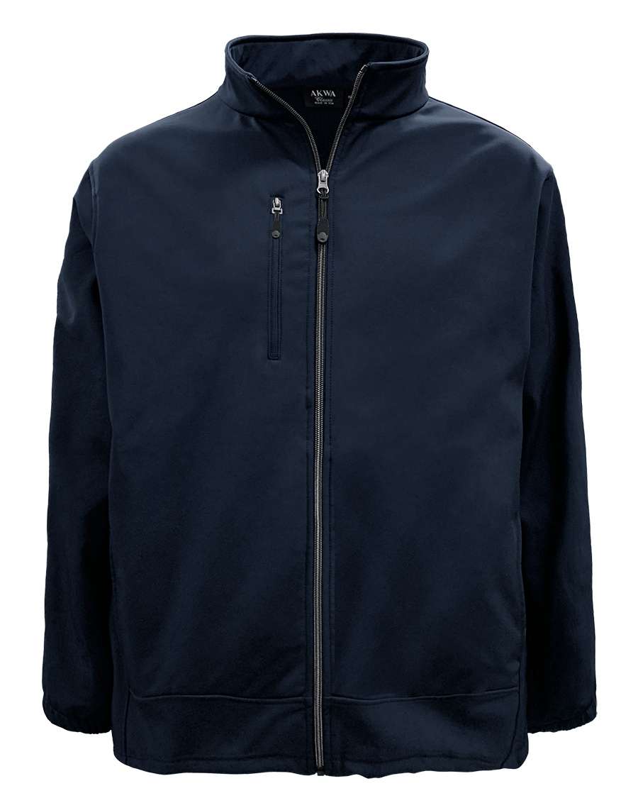 AKWA Men's 3 Layers Soft Shell Full Zip Jacket