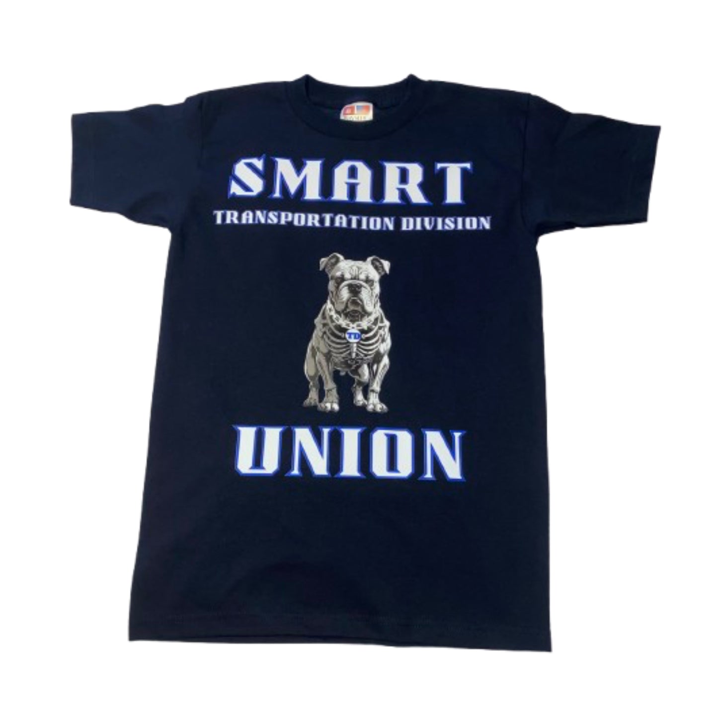 SMART Union T-Shirt Navy Blue Pitbull (Front)