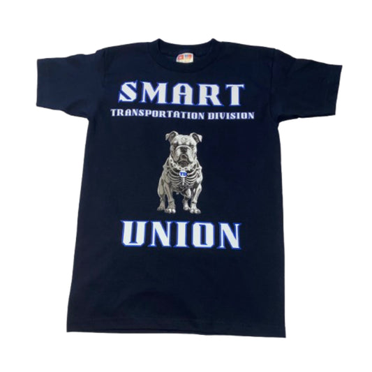 SMART Union T-Shirt Navy Blue Pitbull (Front)